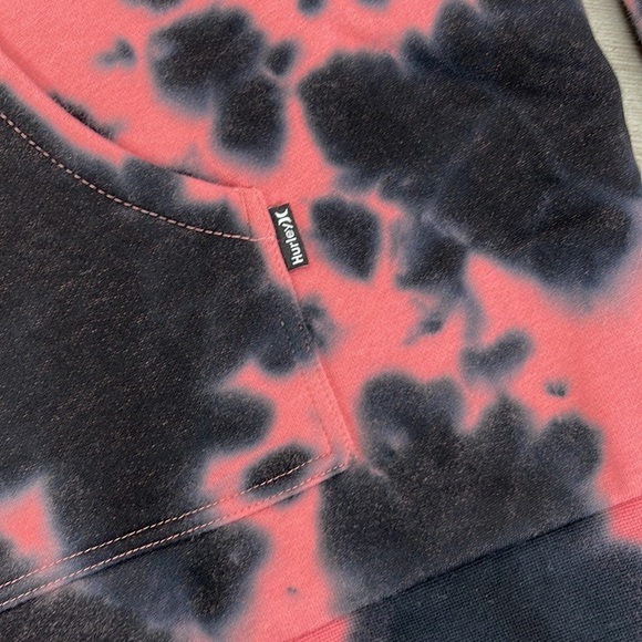 🔆HURLEY 🔆 TATE TIE DYE BOYFRIEND HOODIE SWEATSHIRT - Picture 11 of 14